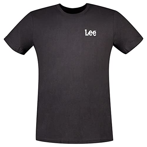 Lee Twin Pack Graphic Camiseta, Wblack Navy, M/0 para Hombre