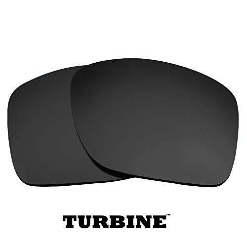 Lentes de repuesto compatibles con OAKLEY TURBINE Polarizado Negro