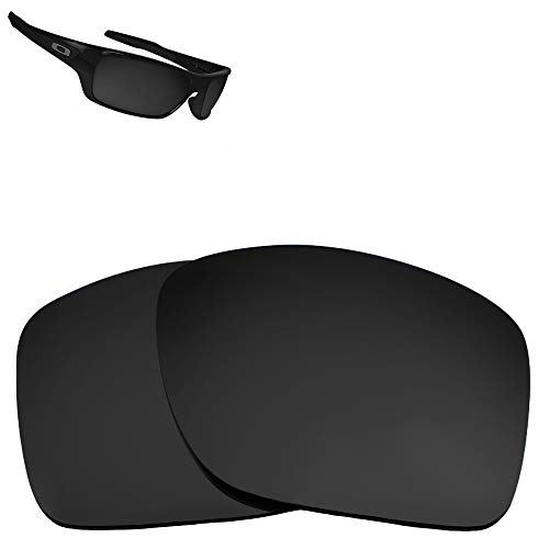 Lentes de repuesto compatibles con OAKLEY TURBINE Polarizado Negro