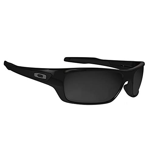 Lentes de repuesto compatibles con OAKLEY TURBINE Polarizado Negro