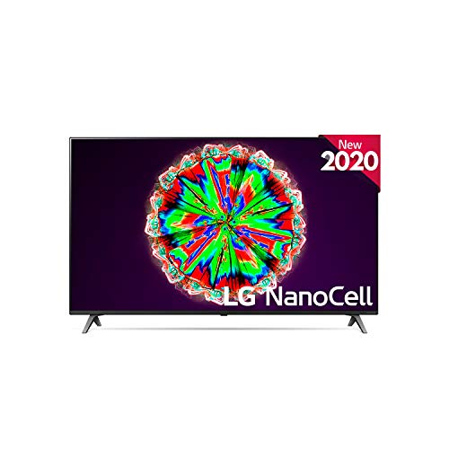 LG 49NANO806NA - Smart TV 4K UHD NanoCell 123 cm (49") Inteligencia Artificial, Procesador Quad Core, Deep Learning, HDR10 Pro, HLG, Sonido Ultra Surround, 4xHDMI 2.0, 2xUSB 2.0, Bluetooth 5.0, WiFi
