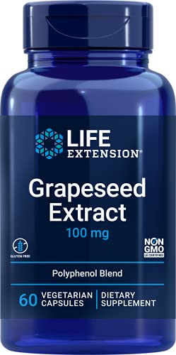 Life Extension Extracto de Semilla de Uva, 100 Mg - 60 Vcaps 70 g