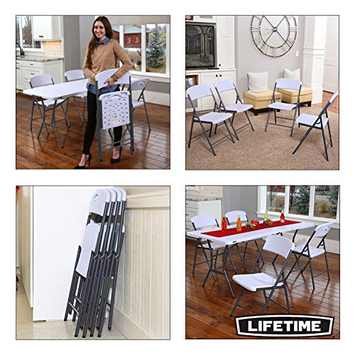 LIFETIME 80615 - Silla plegable ultrarresistente LIFETIME 50,7 x 47,9 x 84,5 cm UV100