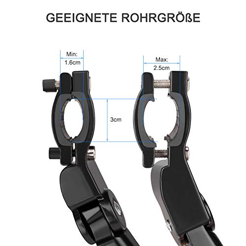 Linkax Pata de Cabra para Bicicleta,Soporte de Bicicleta de Altura Ajustable Adecuado para Bicicleta de Montaña Bicicleta de Carretera Bicicleta para Bicicleta de Niños Bicicleta de Plegable