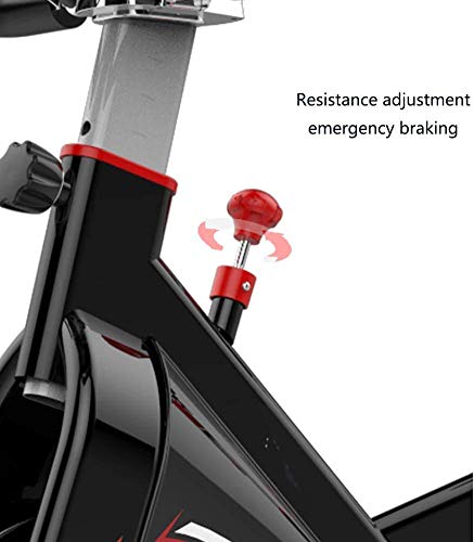 LKK-KK Bicicleta de ejercicio de ciclismo indoor, manillar ajustable del asiento Resistencia, inteligente App ordenador lee velocidad Distancia Tiempo etc, con el giro de múltiples funciones de soport