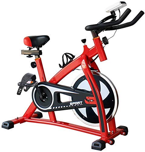 LKK-KK Bicicleta de ejercicio de ciclismo indoor, manillar ajustable del asiento Resistencia, inteligente App ordenador lee velocidad Distancia Tiempo etc, Rotar electromagnética de bicicletas for uso