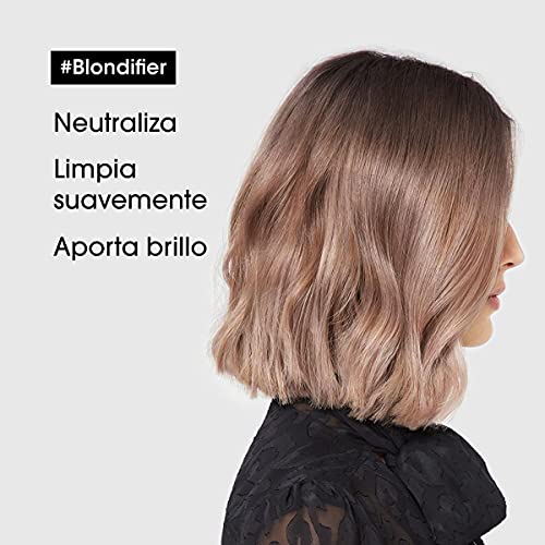 L'Oréal Professionnel | Champú Neutralizante Para Cabellos con Mechas o Rubios, Blondifier Cool, SERIE EXPERT, 300mL