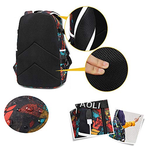 Lorh's store Jugador de Baloncesto Estrella Michael Jordan Mochila multifunción Estudiante de Viaje Mochila para fanáticos para Hombres Mujeres (Estilo 9)