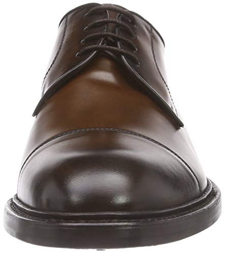 Lottusse HARRYS L6723, Derby Hombre, marrón-Braun (Jocker Old Teak), 42 EU