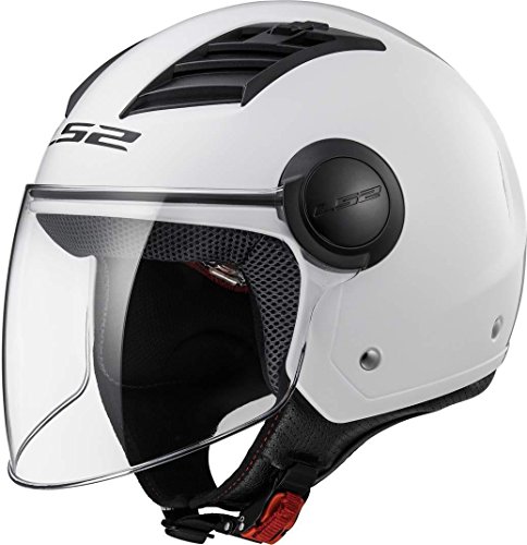 LS2 CASCO ECONÓMICO AIRFLOW BLANCO TALLA L