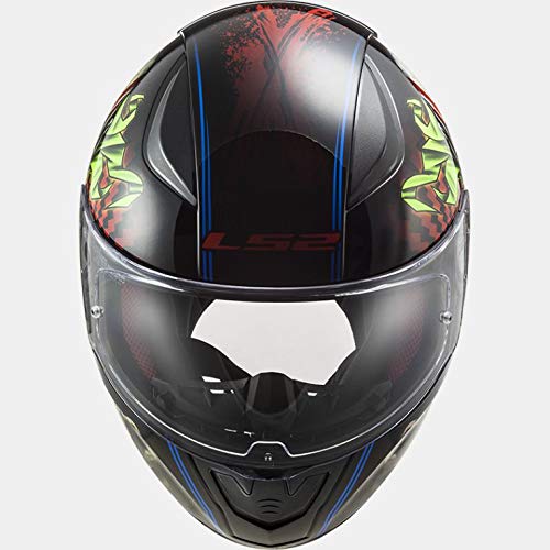 LS2 quick happy dreams Casco de moto de cara completa negro L (59-60cm)