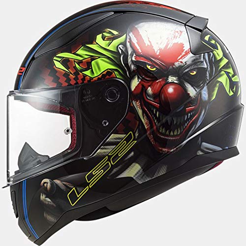 LS2 quick happy dreams Casco de moto de cara completa negro L (59-60cm)