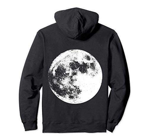 Luna llena Vector ciclo lunar Luna Brillante Sudadera con Capucha