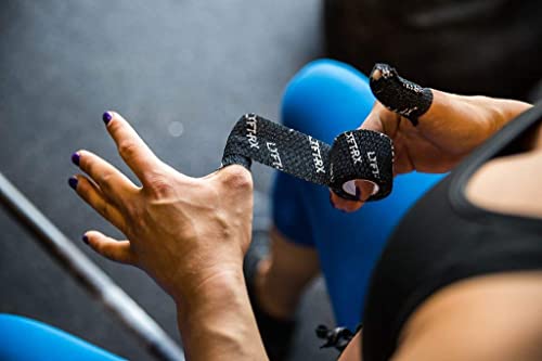 LYFT-RX Weightlifting Hook Grip Tape con Adhesivo para Levantamiento de Pesas Olimpico, Crossfit, WOD, Lifting, Gym, Cinta Halterofilia Flexible, Protege Pulgares Dedos, Finger Thumb Tape, 3 Unidades