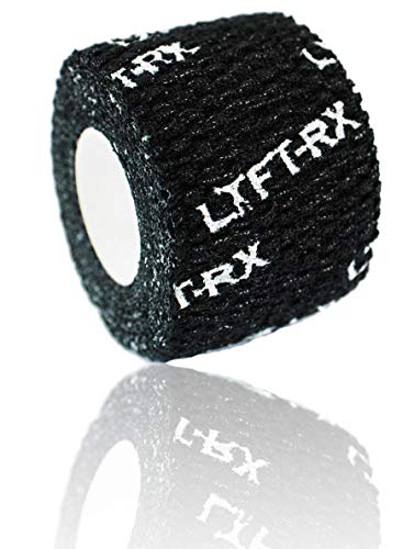 LYFT-RX Weightlifting Hook Grip Tape con Adhesivo para Levantamiento de Pesas Olimpico, Crossfit, WOD, Lifting, Gym, Cinta Halterofilia Flexible, Protege Pulgares Dedos, Finger Thumb Tape, 3 Unidades