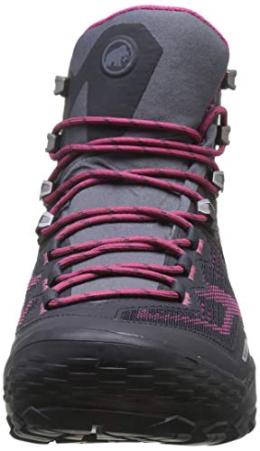 Mammut Bota DUCAN High GTX Botas Montañismo, Alpinismo y Trekking Mujer, Multicolor (Phantom/Dark Pink), 37 1/3