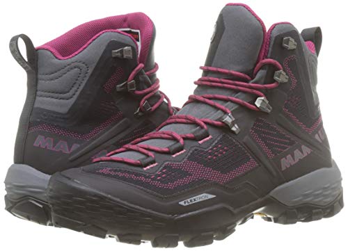 Mammut Bota DUCAN High GTX Botas Montañismo, Alpinismo y Trekking Mujer, Multicolor (Phantom/Dark Pink), 37 1/3