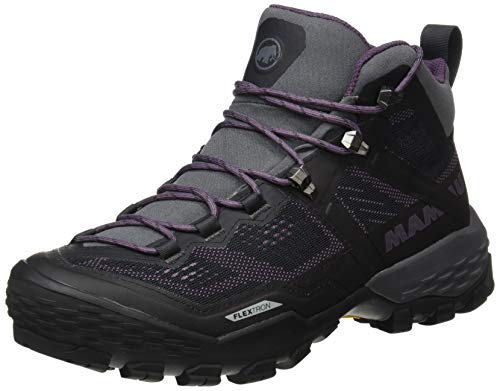 Mammut Bota DUCAN Mid GTX Botas Montañismo, Alpinismo y Trekking Mujer, Multicolor (Phantom/Light Galaxy), 38 2/3