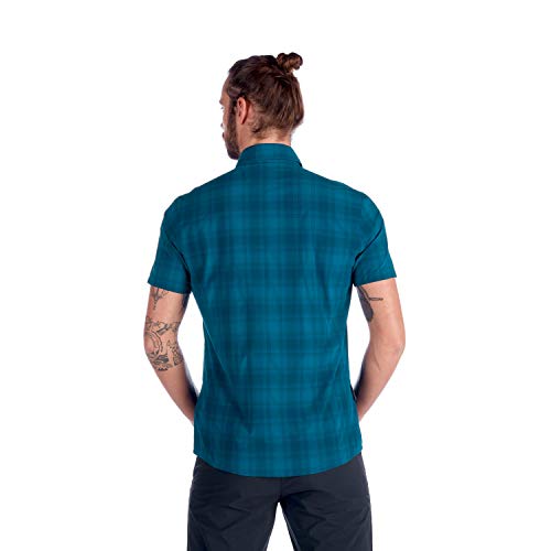 Mammut Camiseta de Manga Corta Trovat Trail para Hombre, Hombre, Camisa de Manga Corta, 1015-00071, Azul Oscuro, S