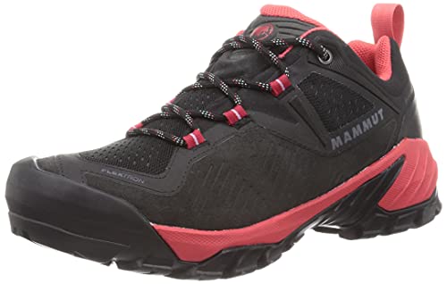 MAMMUT SAPUEN Low GTX, Zapatillas de Senderismo Mujer, Black/Sunset, 38 2/3 EU