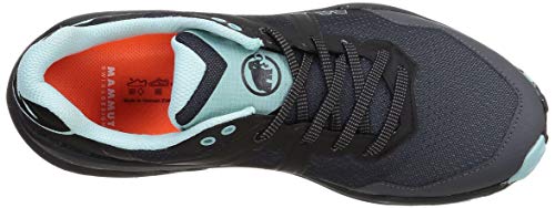 MAMMUT SERTIG II Low, Zapatillas de Senderismo Mujer, Black/Dark Frosty, 39 1/3 EU