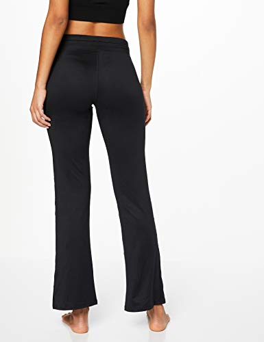 Marca Amazon - AURIQUE Pantalón de Yoga Mujer, Negro (Black), 44, Label:XL