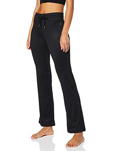 Marca Amazon - AURIQUE Pantalón de Yoga Mujer, Negro (Black), 44, Label:XL