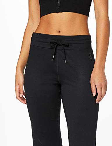 Marca Amazon - AURIQUE Pantalón de Yoga Mujer, Negro (Black), 44, Label:XL