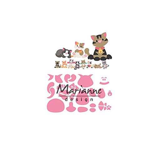 Marianne Design Collectables - Los Gatos De Eline, Rosa, S
