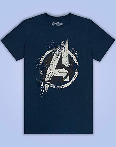Marvel Avengers A Emblema Camiseta Oficial Fin del Juego de los Hombres de