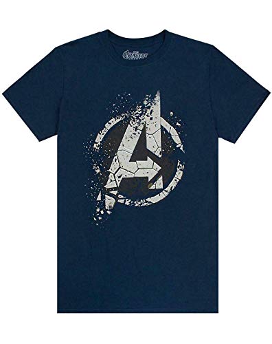 Marvel Avengers A Emblema Camiseta Oficial Fin del Juego de los Hombres de