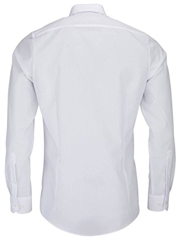 Marvelis 6798.64.00 Body Fit - Camisa con costura de división Blanco 42