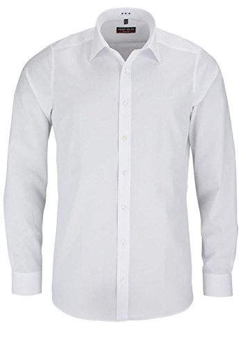 Marvelis Body Fit Camisa Extra Larga Arm Popelín Blanco Al 69 - Blanco, 43