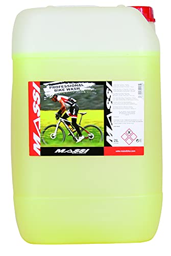 Massi Bike Cleaner 12unidades, Deportes al Aire Libre, Ciclismo,componentes de Bicicleta,Limpiador de Bicicletas, Transparente, 1 LITRO