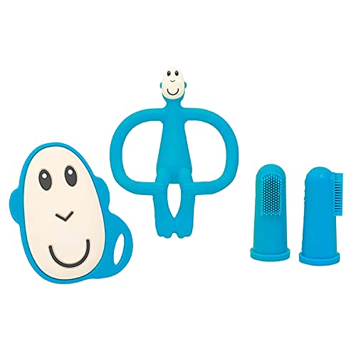 Matchstick Monkey Set de iniciación de dentición azul
