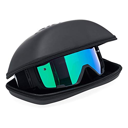 Melon Diablo Patch MX - Gafas de esquí, Color Paint Splat Burgundy ~ Silver Chrome, tamaño Talla única