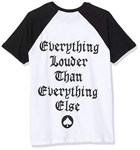 MERCHCODE Camiseta para Hombre Motörhead Everything Louder Raglan