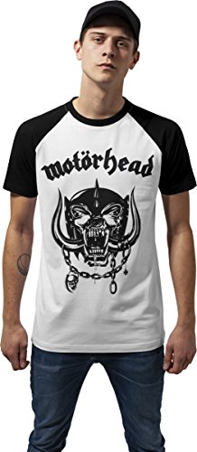 MERCHCODE Camiseta para Hombre Motörhead Everything Louder Raglan