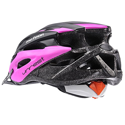 meteor® Casco Bicicleta Helmet de Bici para jóvenes y Adultos para Ciclismo MTB Road Race Montaña BMX Carretera y Otras Formas de Actividad Ciclista Casco Protección Unrest