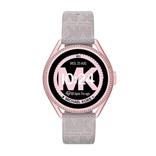 Michael Kors Connected Smartwatch Gen 5E MKGO para Mujer con tecnología Wear OS de Google, frecuencia cardíaca, GPS, NFC y notificaciones smartwatch