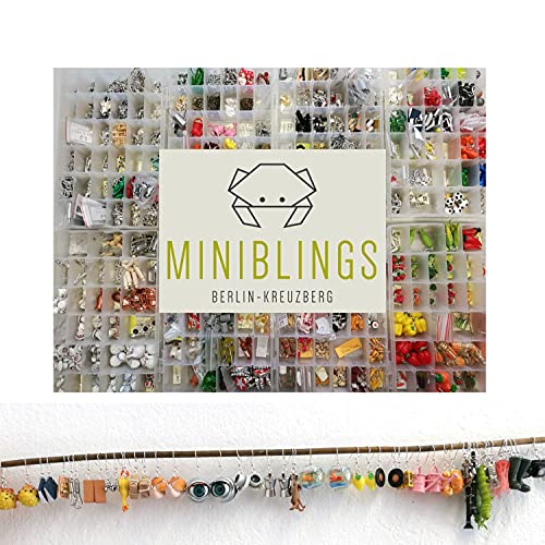 Miniblings Rodillo Rodillo Encanto de lengüeta de Arrastre de Remolque de Madera Bettelanhänger