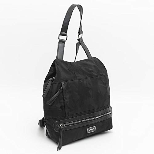 Misako – Mochila Antirrobo de Mujer EGUNI 11 X 28 X 30 cm en Color Negro | Mochila práctica con Bolsillo Principal en la Parte de atrás | Bolso de Hombro de Mujer