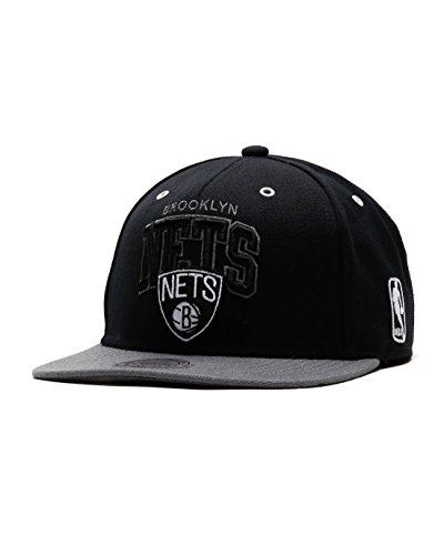 Mitchell & Ness Brooklyn Nets BGW2 - Zapatillas de deporte, color negro y gris