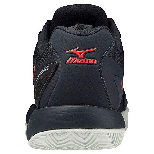 Mizuno Wave Intense Tour 5CC, Zapatillas de Tenis Hombre, Salute/Ignition Red/Platinum Gold, 45 EU