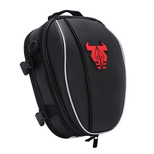 Mochila impermeable de microfibra para equipaje en motocicleta, bolsa para asiento, multifuncional, para motocicleta, bicicleta, bolsa para almacenamiento deportivo