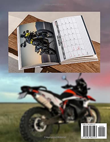 Motorcycle Adventure 2022 Calendar: Breathtaking Views On Two Wheels Mini Planner Jan 2022 to Dec 2022 PLUS 6 Extra Months Of 2023 | Picture Christmas ... Lovers |Kalendar calendario calendrier