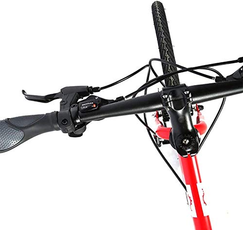 Mountain Bike Bicicletas montaña aleación de aluminio de velocidad variable para cross-country Bicicleta deportes para hombres y mujeres adultos Bicicleta Road MTB -Carbon Black L 27.5 Inch 27 Speed