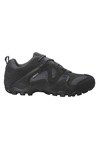 Mountain Warehouse Zapatillas Curlews Impermeables para Hombre - Secado rápido - Material Exterior de Gamuza y Malla - Suela de Goma - Ideal para Acampada y Senderismo Gris 44