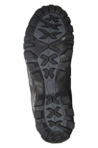 Mountain Warehouse Zapatillas Curlews Impermeables para Hombre - Secado rápido - Material Exterior de Gamuza y Malla - Suela de Goma - Ideal para Acampada y Senderismo Gris 44