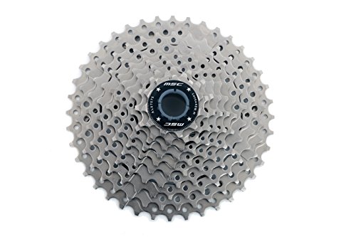 MSC Bikes CS1MSC101140 Cassette, Gris, 10V 11-40